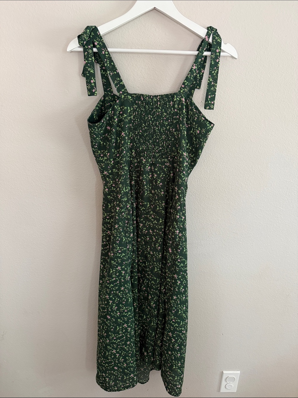 RIHOAS Floral Tie Strap Midi Dress - Picture 6 of 6